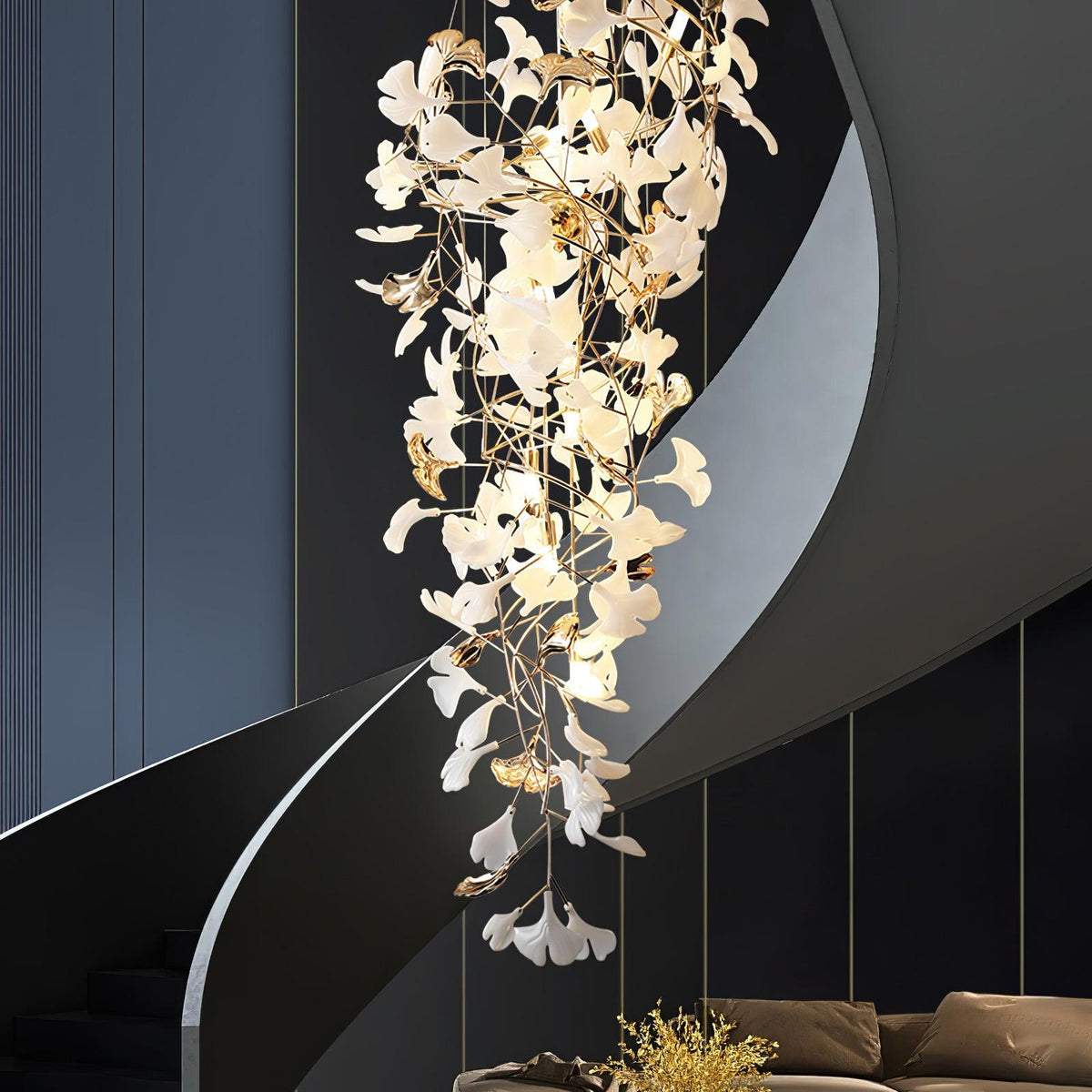 Claire Luxury Gingko Chandelier