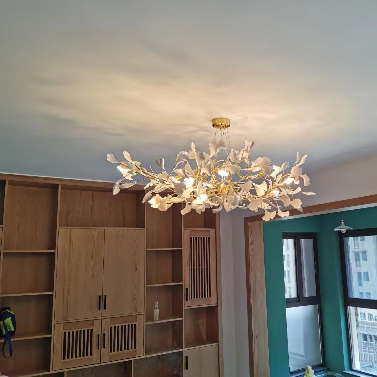 Voena Bloom Gingko Chandelier
