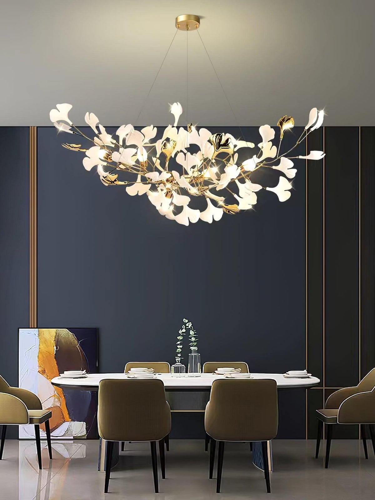 Voena Bloom Gingko Chandelier