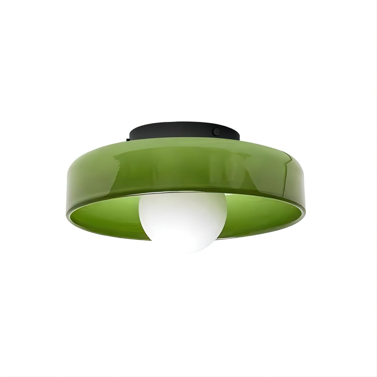 Diroxen Ceiling Lamp Orange Ring Playful Sculptural
