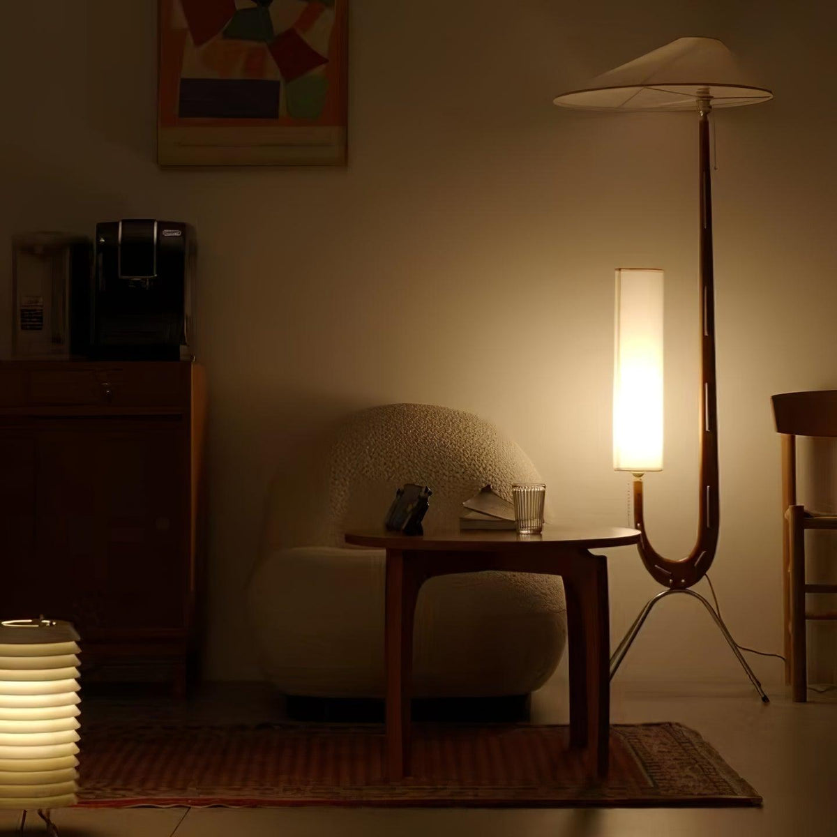 Novael Fabric Scandinavian Floor Lamp