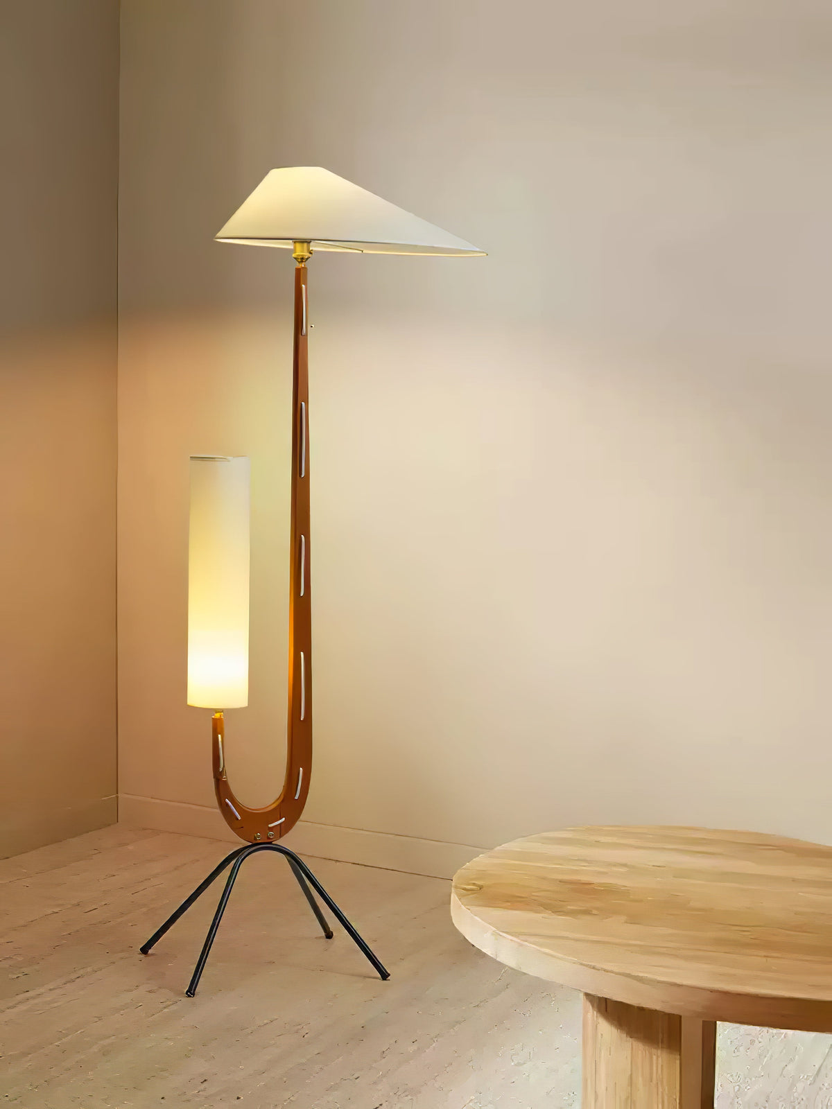 Novael Fabric Scandinavian Floor Lamp