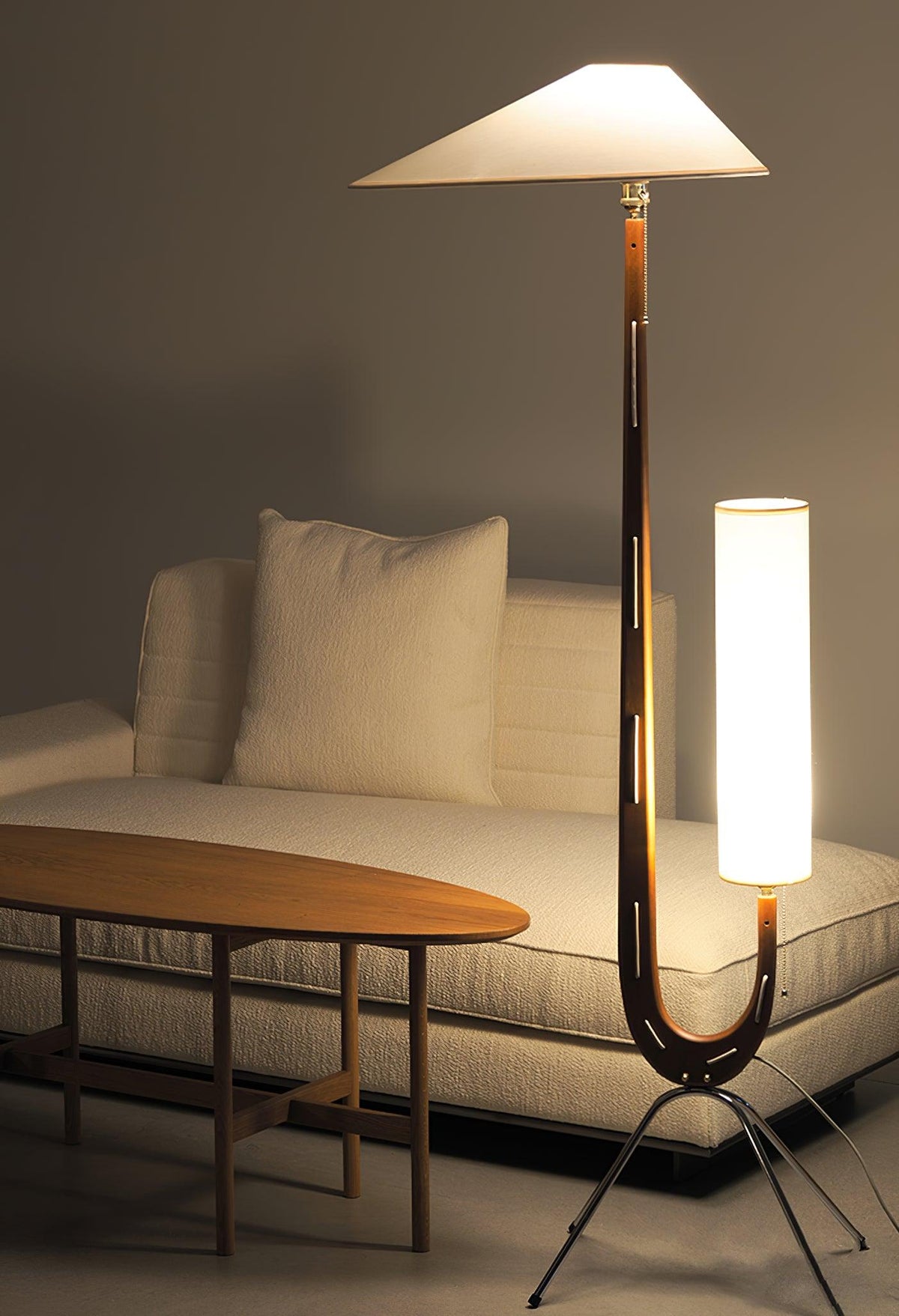 Novael Fabric Scandinavian Floor Lamp
