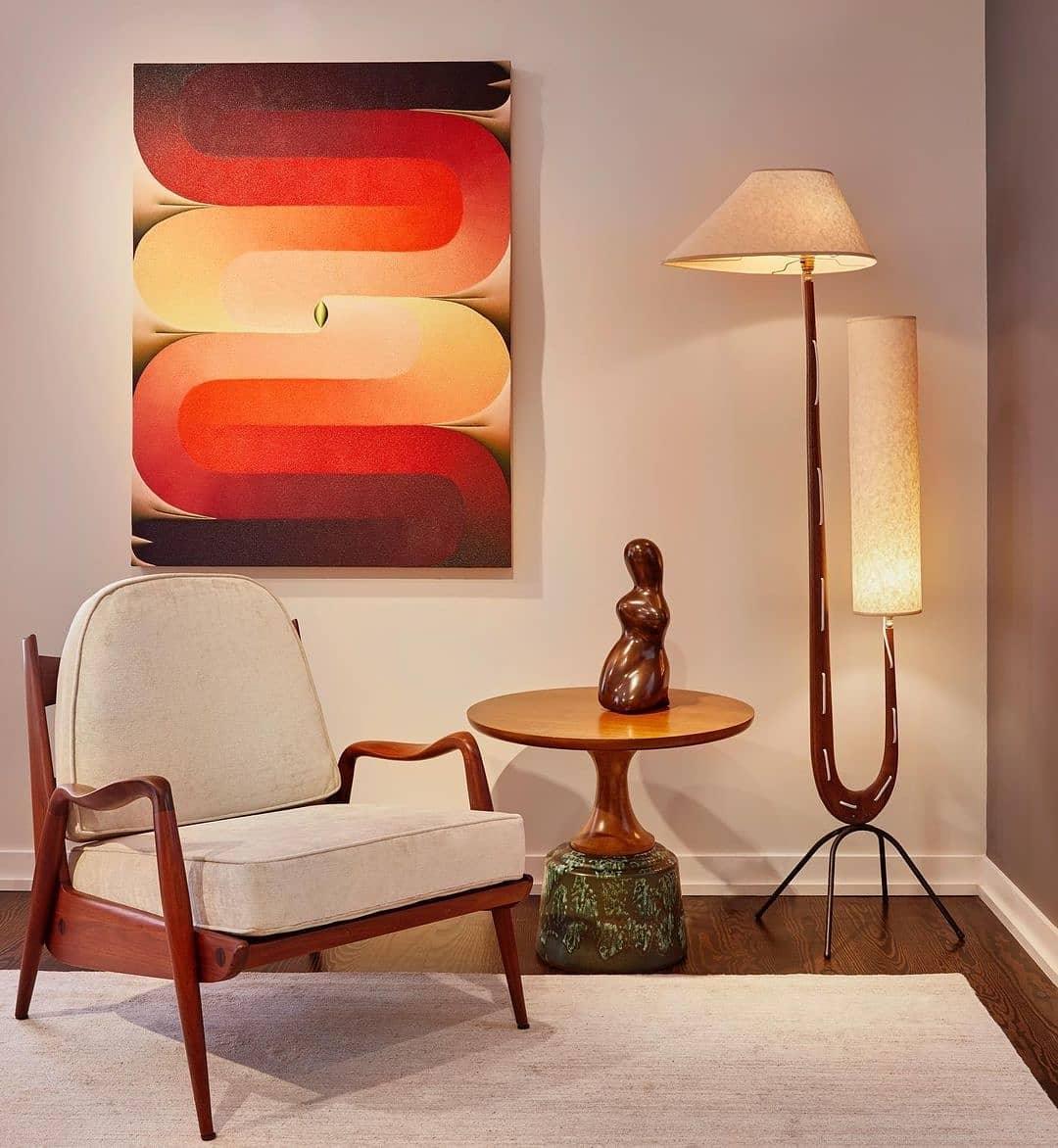 Novael Fabric Scandinavian Floor Lamp