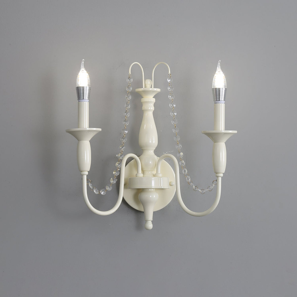 Vatalisra Vintage Industrial Glass Wall Lamp