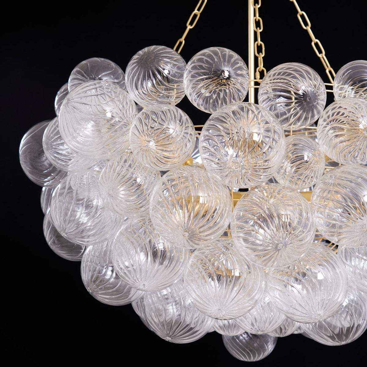 Aurora Chandelier Glass Ball Bubble Modern
