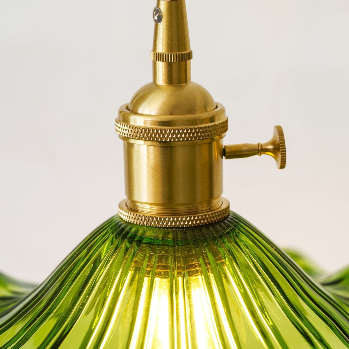 Fagus Glass Hibiscus Flower Pendant Light
