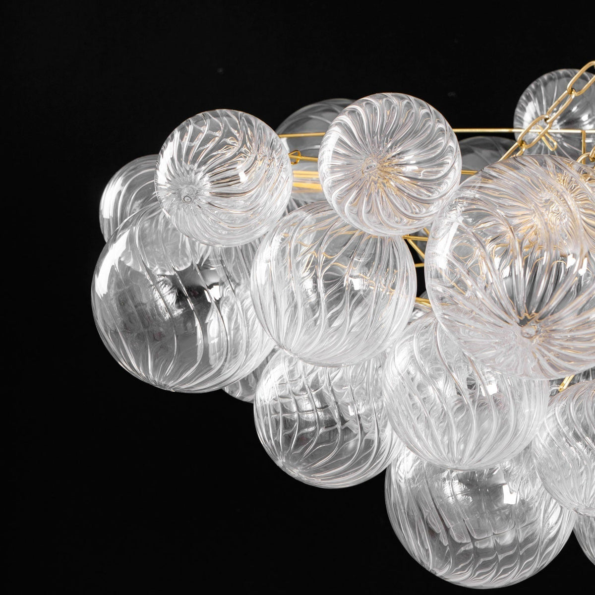 Aurora Chandelier Glass Ball Bubble Modern