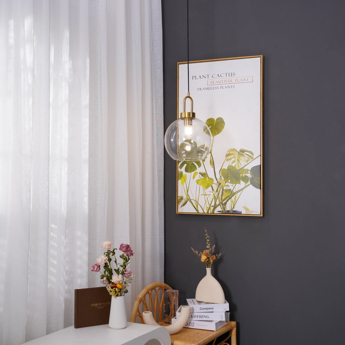 Eirisina Pendant Lamp Pendulum Glass