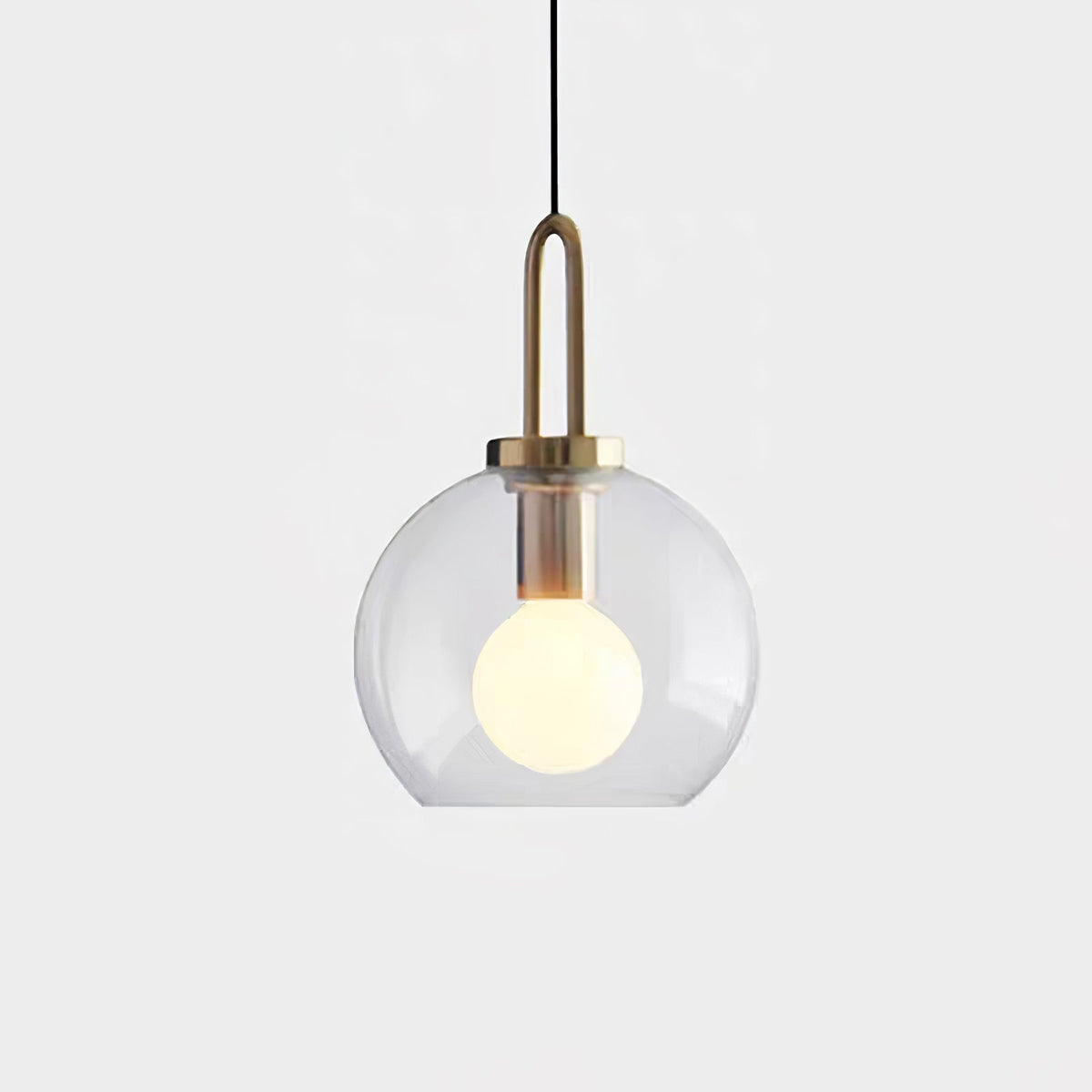 Sevelo Pendant Lamp Frosted Glass Swag Adjustable