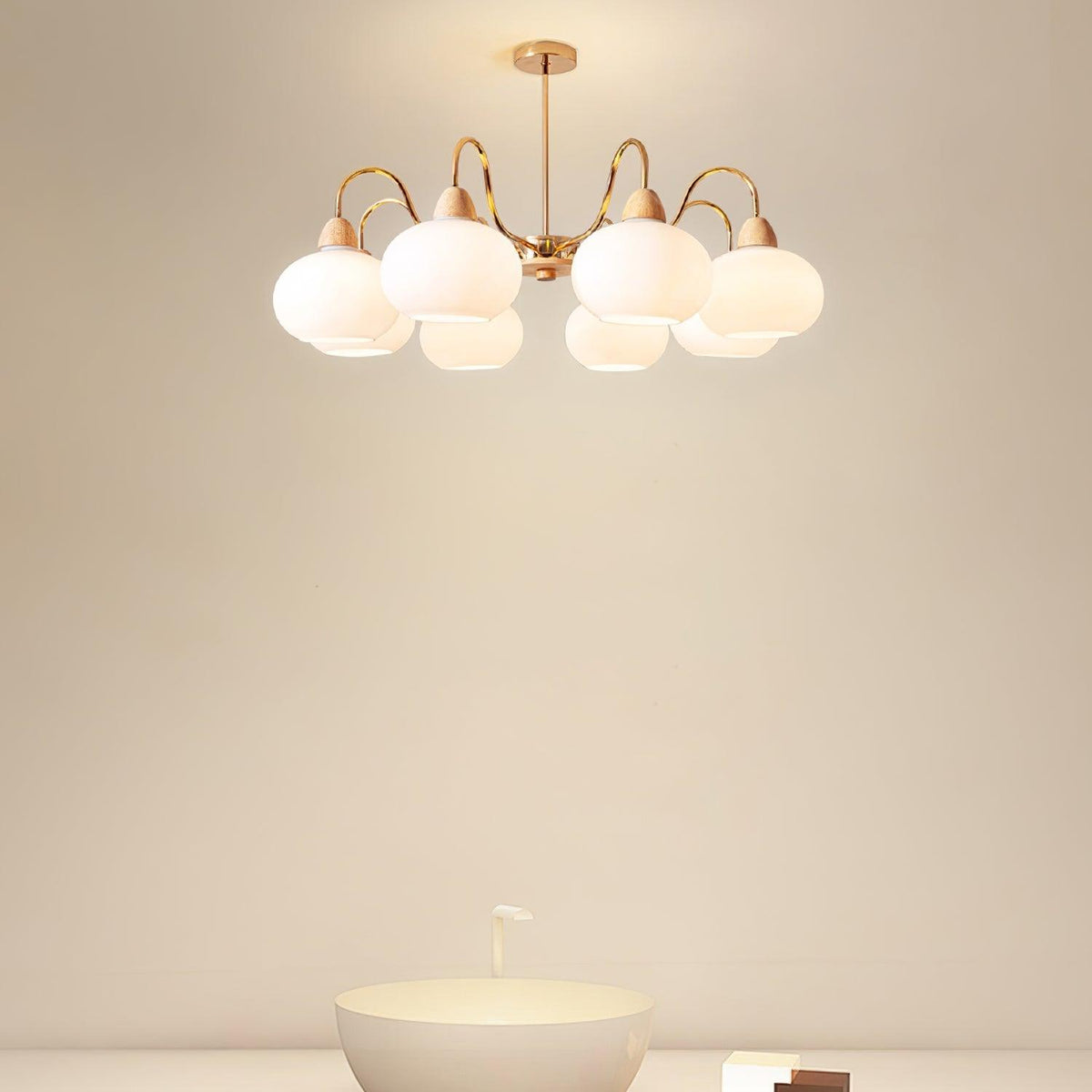 Zevena Glass Chandelier
