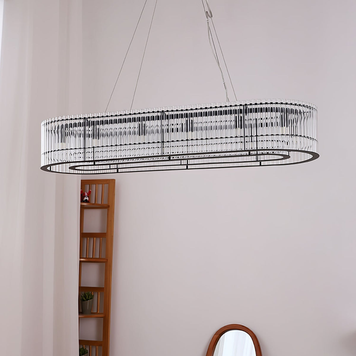 Celivia Pendant Lamp Glass Tube Ring Modern Luxury