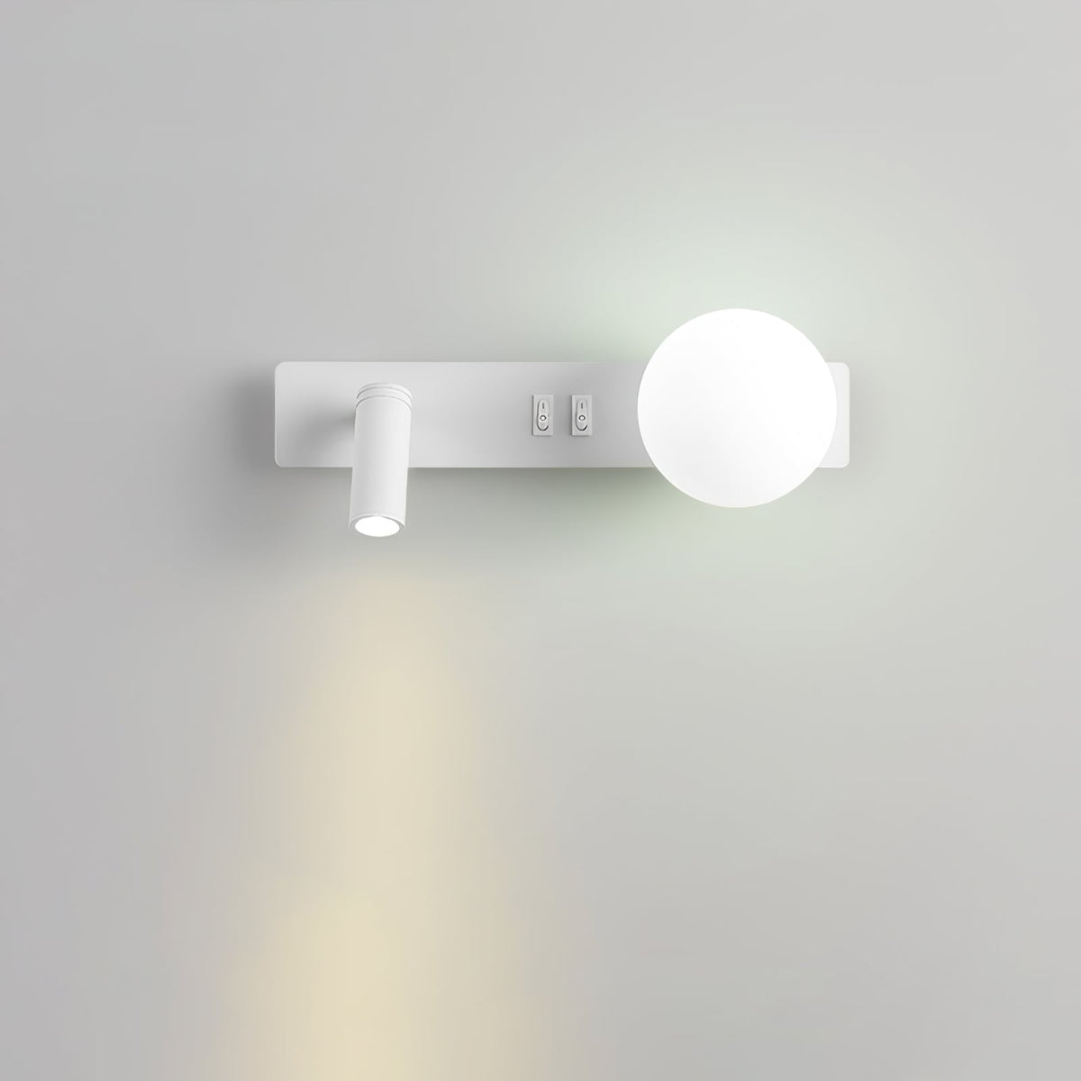 Thalior Modern Minimalist Slim Glass Wall lamp