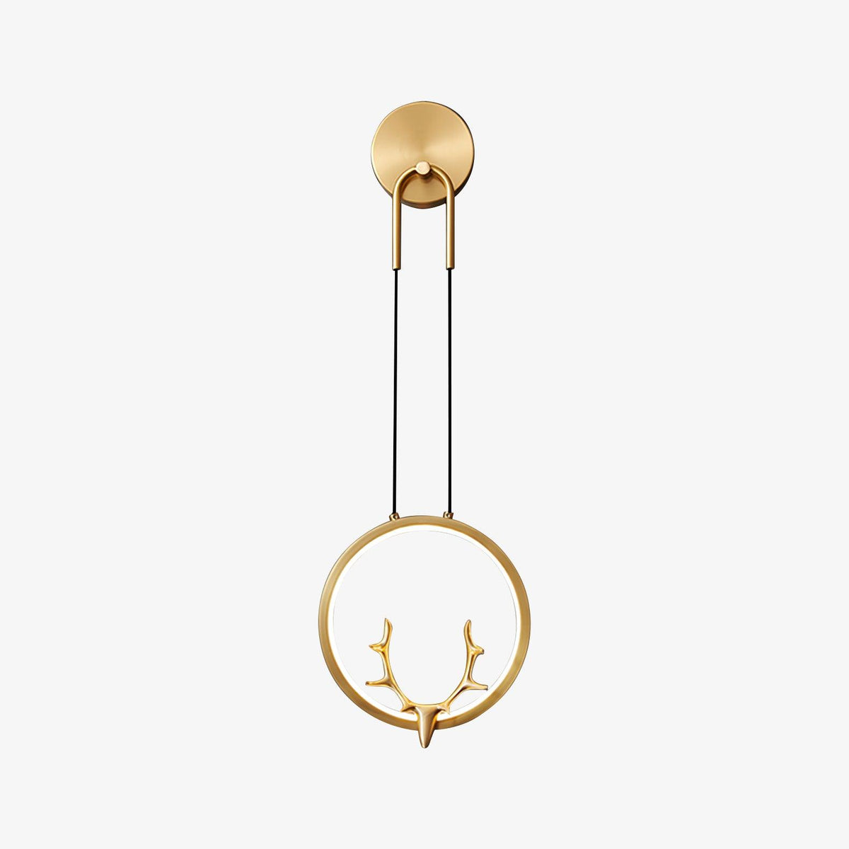 Kirixy Brass Whimsical Wall Lamp