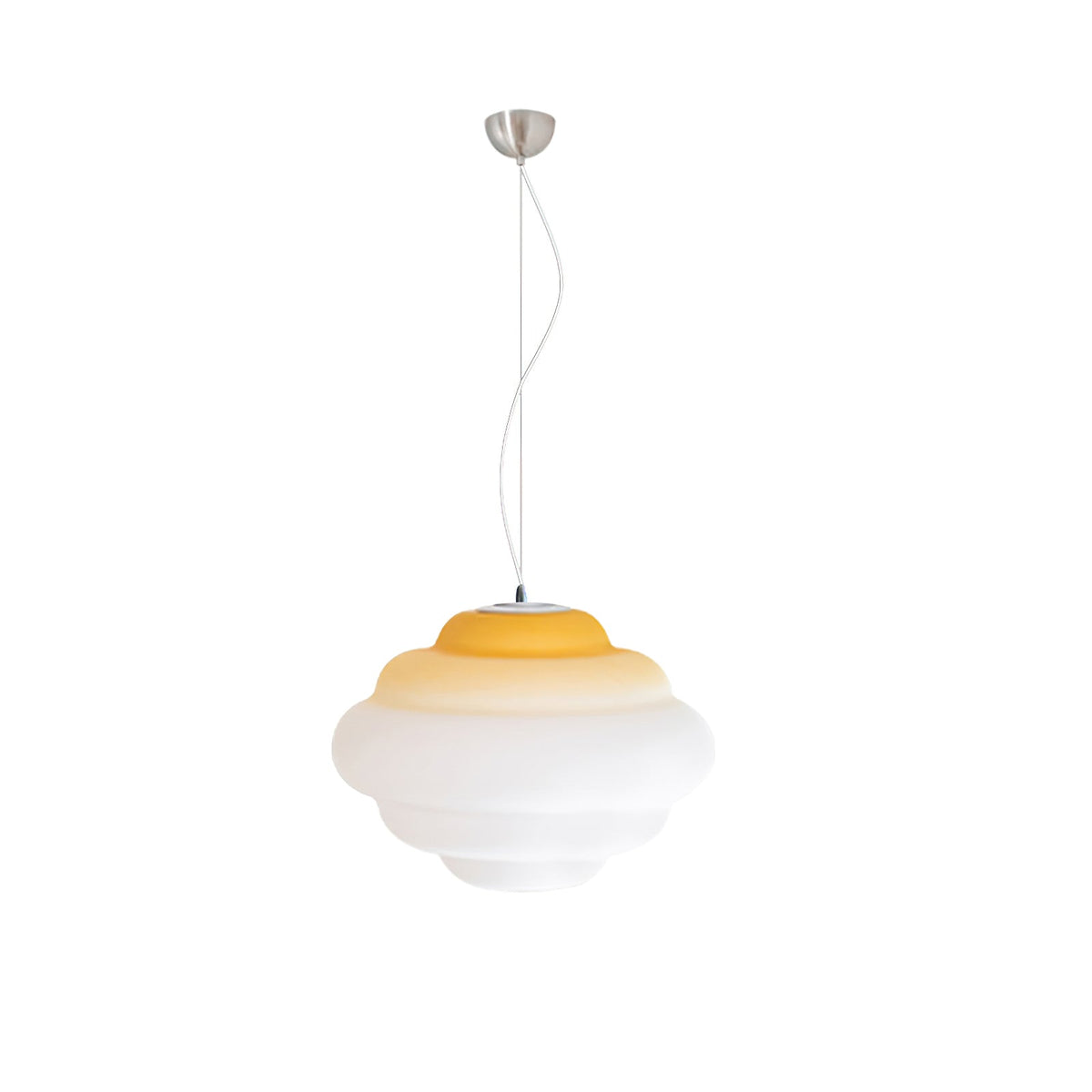 Eurvenara Premium Nordic Art Cloudy Glass Pendant Lamp