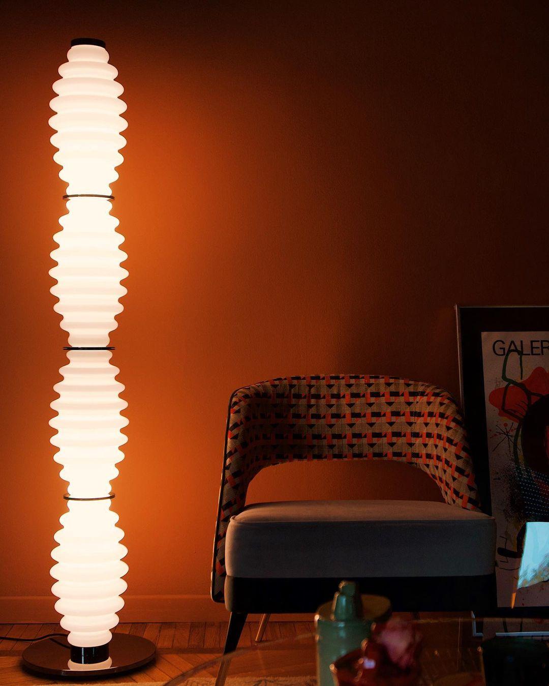 Celerine Glass Modern Floor Lamp