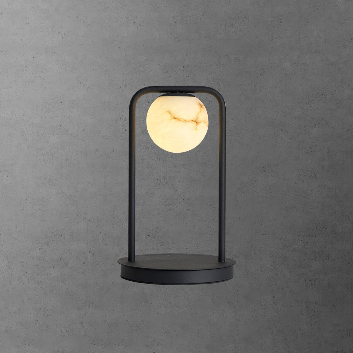 Ulrinus Arch Alabaster Table Lamp