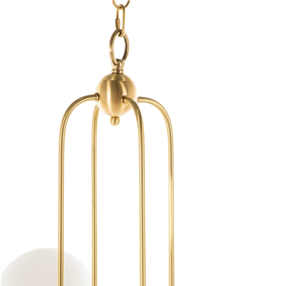 Mjolkuvyi Modern Minimalist Glass Metal Chandelier