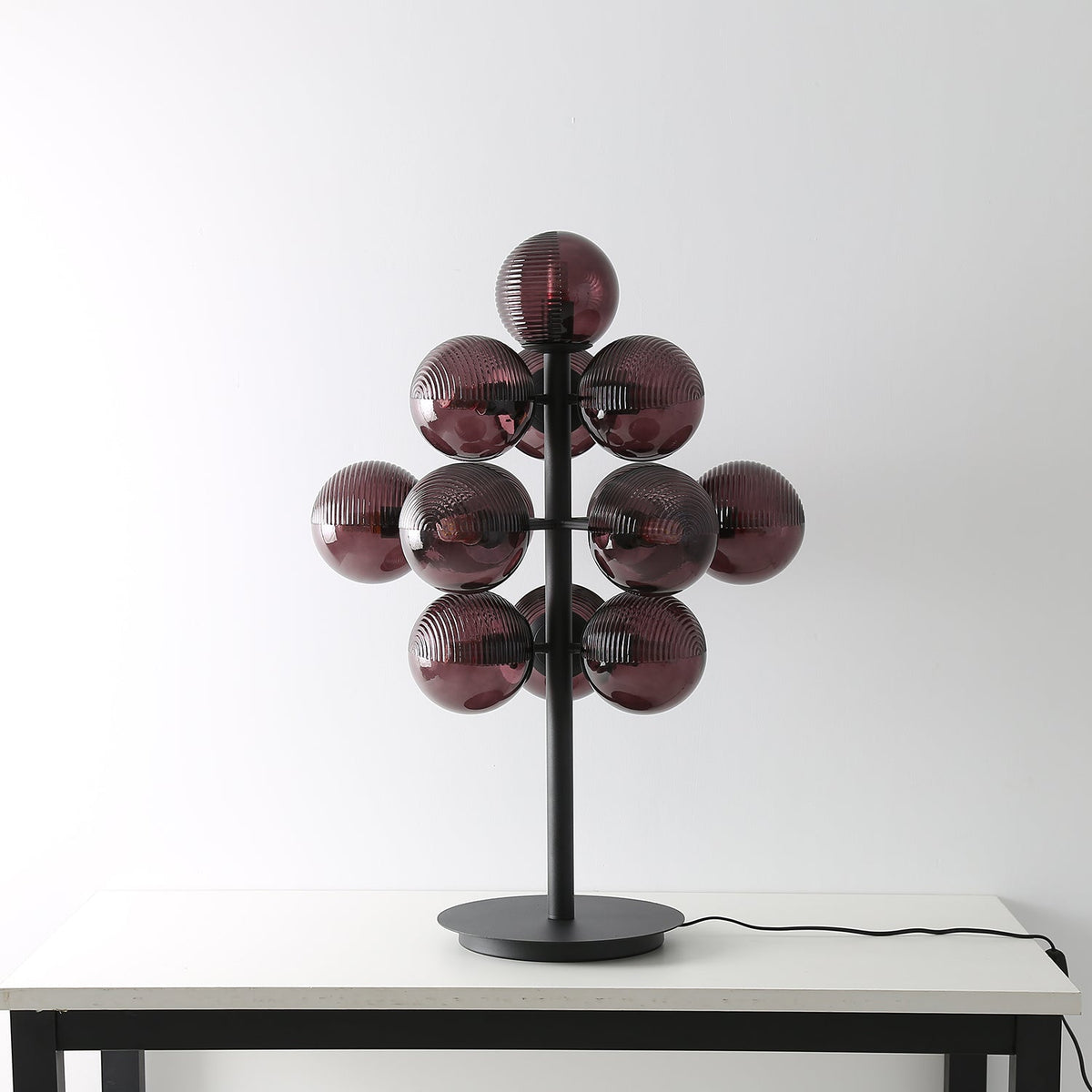 Wesley Modern Glass Table Lamp