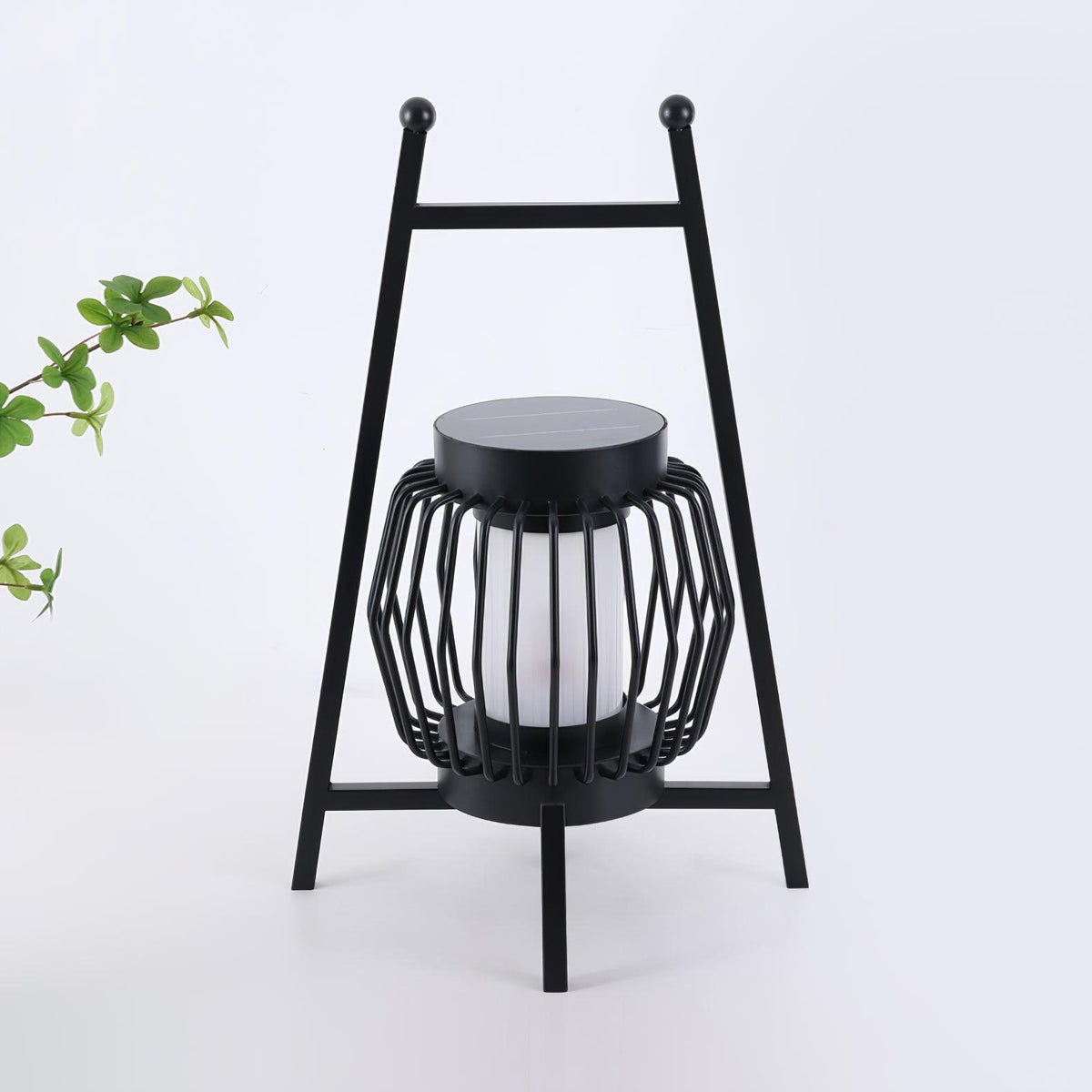 Vithair Oriental Wooden Outdoor Floor Lamp