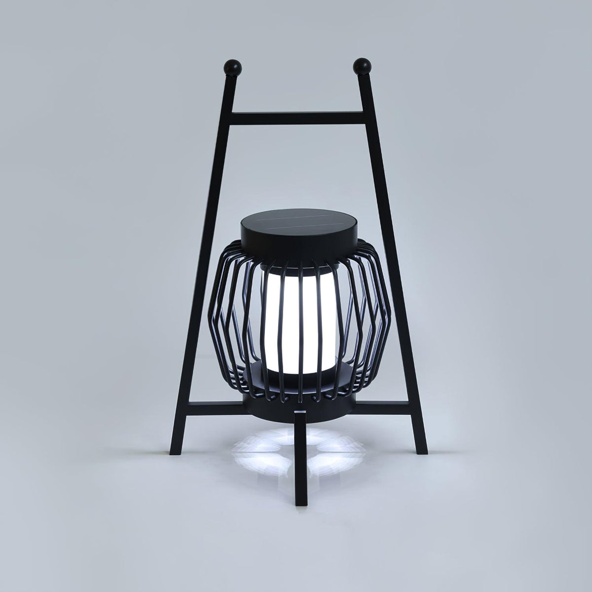 Vithair Oriental Wooden Outdoor Floor Lamp