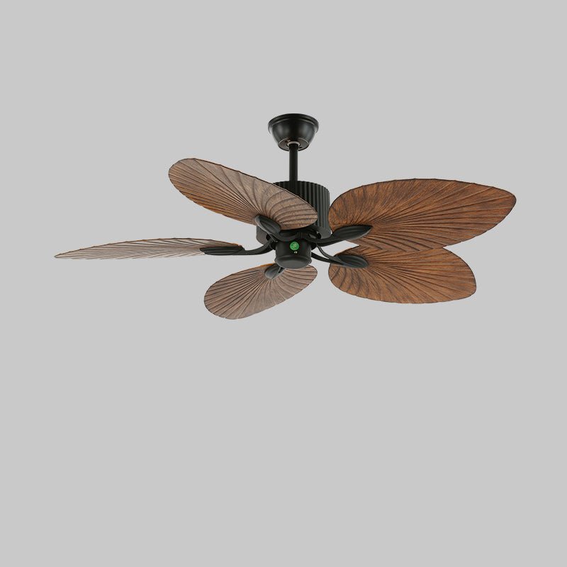 Virel Tropical Wood Ceiling Fan Light