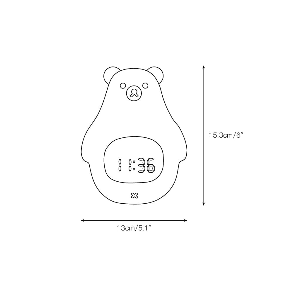 Bomi Clock Night Light (built-in battery)
