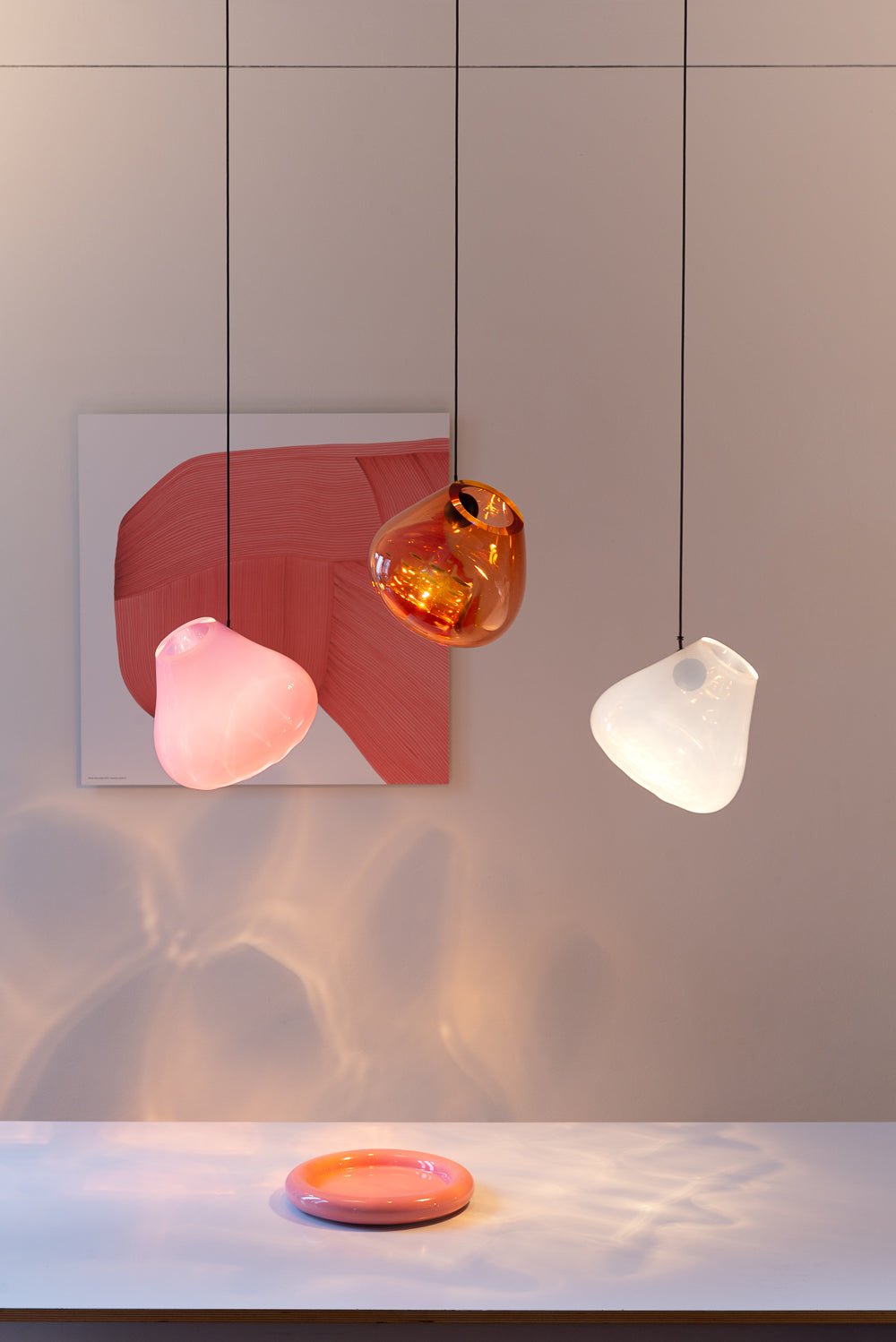 Callie Modern Glass Pendant Light