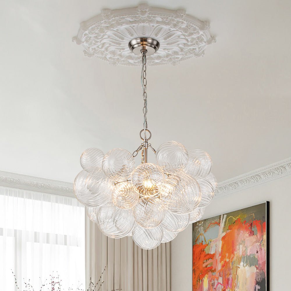 Aurora Chandelier Glass Ball Bubble Modern