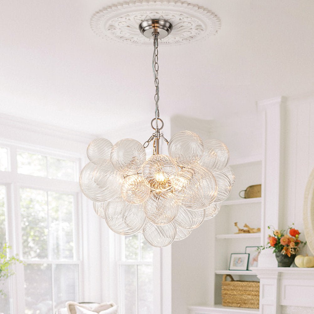 Aurora Chandelier Glass Ball Bubble Modern
