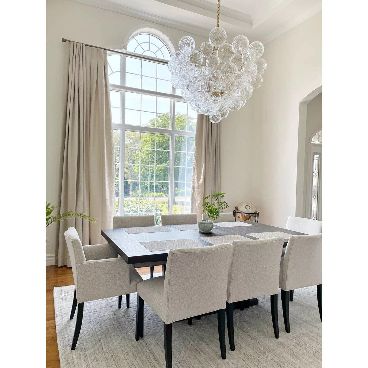 Aurora Chandelier Glass Ball Bubble Modern