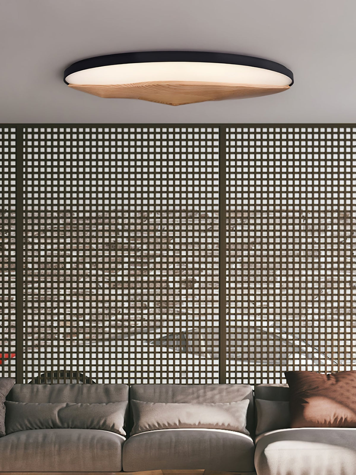 Vishaarae Scandi Wooden Ceiling Light