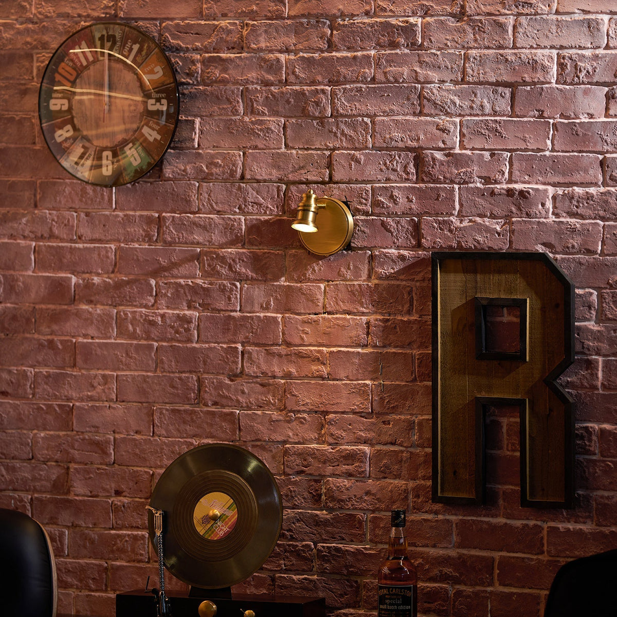Iaila Brass Indoor Wall Light