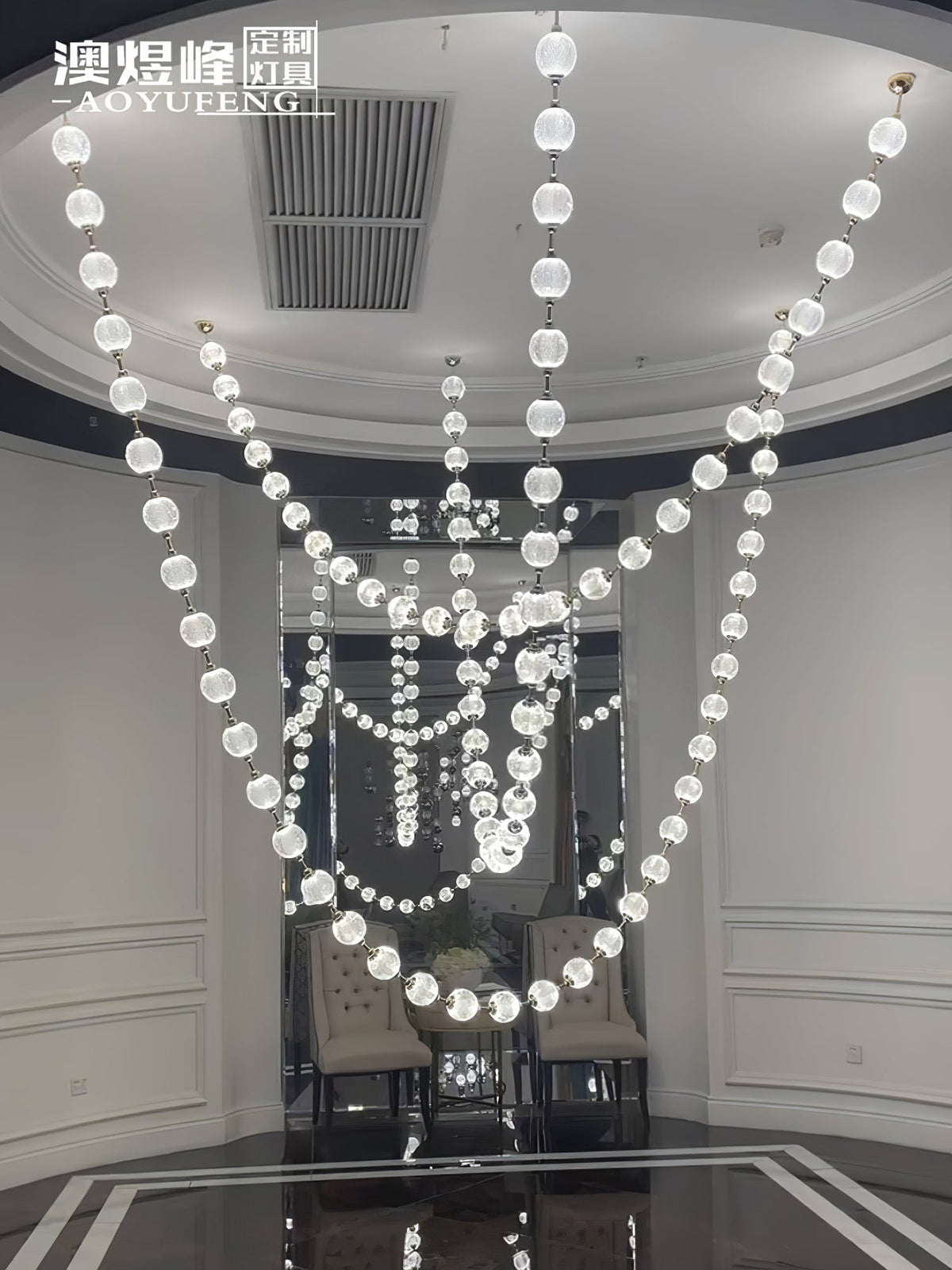 Kanell Brass Sputnik Chandelier