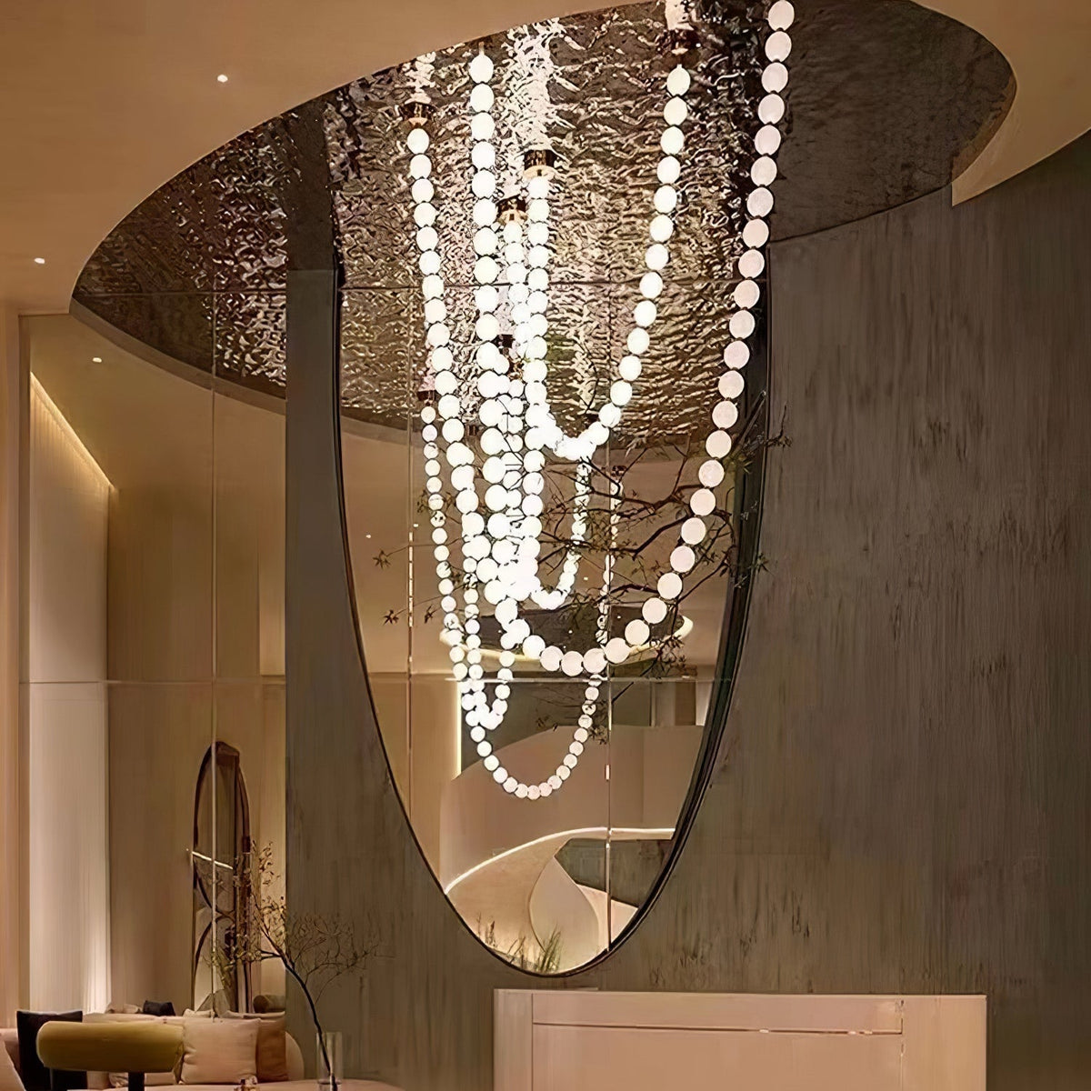 Kanell Brass Sputnik Chandelier