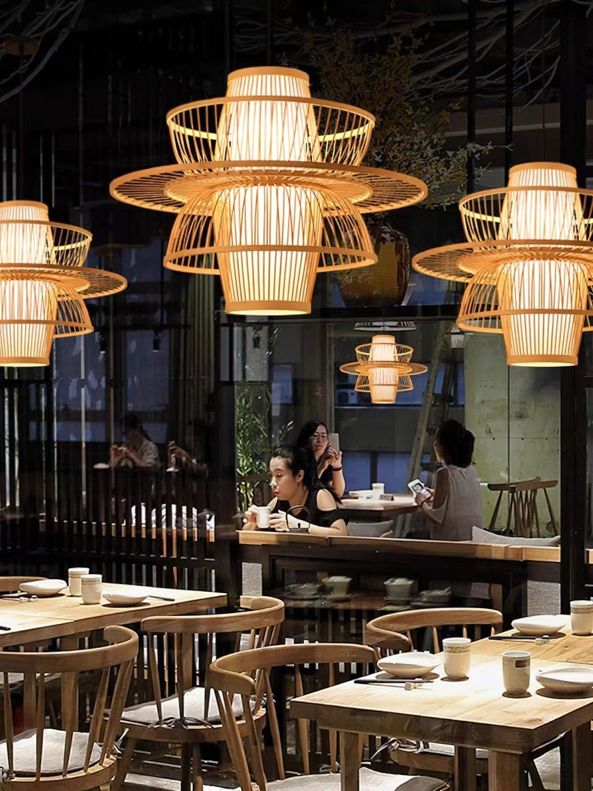 Gsplen Handmade Sigyn Bamboo Pendant Lamp