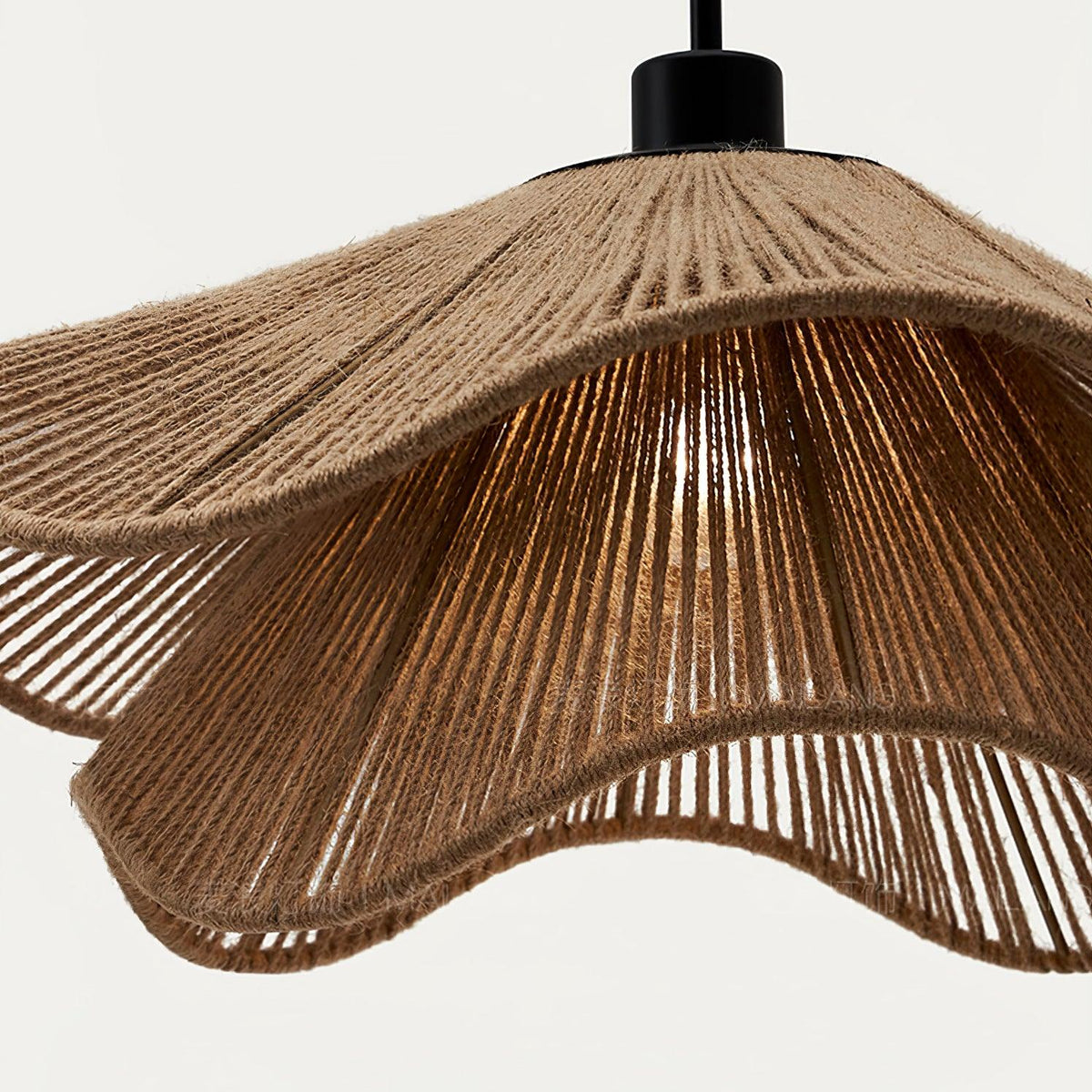 Avenaenne Pendant Lamp Handmade Straw Hat Double Layer