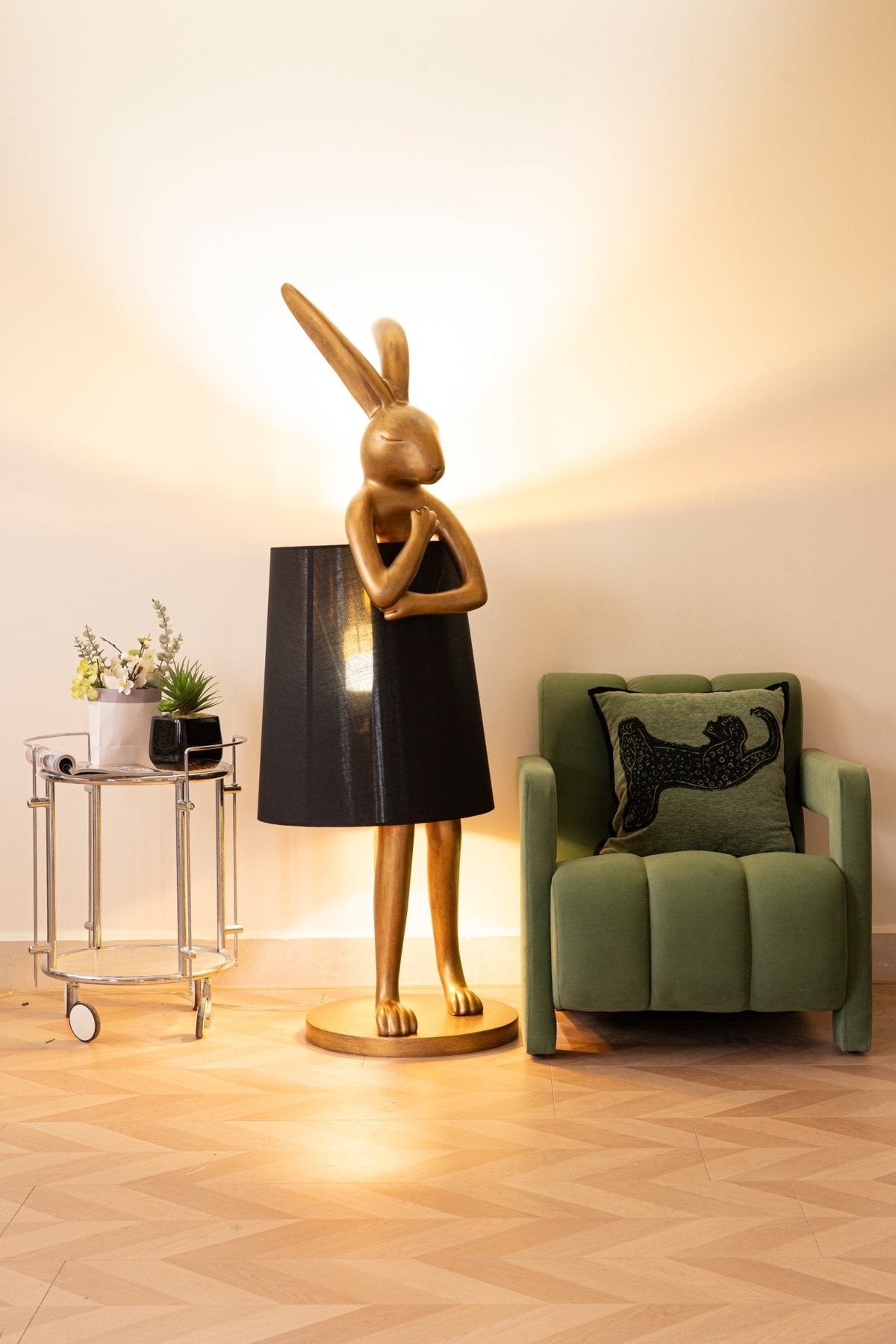 Sedr Luxurious Hare Silhouette Floor Lamp