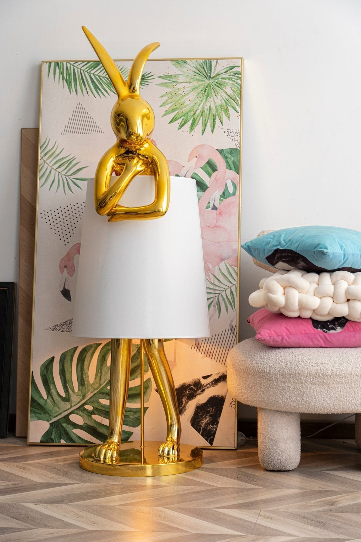 Sedr Luxurious Hare Silhouette Floor Lamp