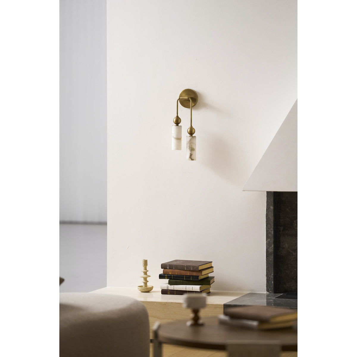 Javen Alabaster Indoor Wall Light