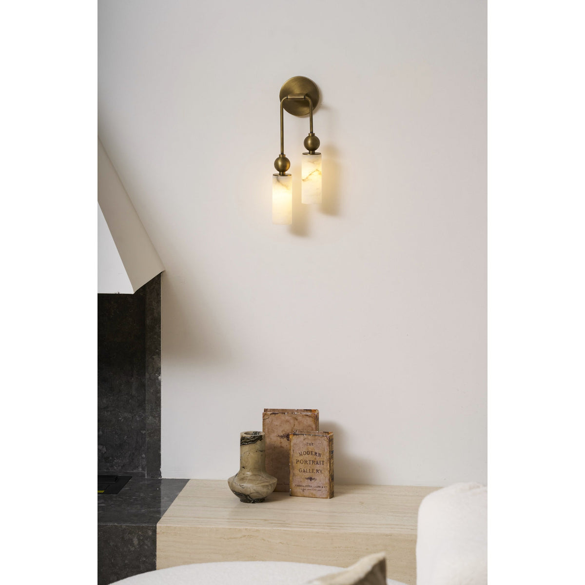 Javen Alabaster Indoor Wall Light