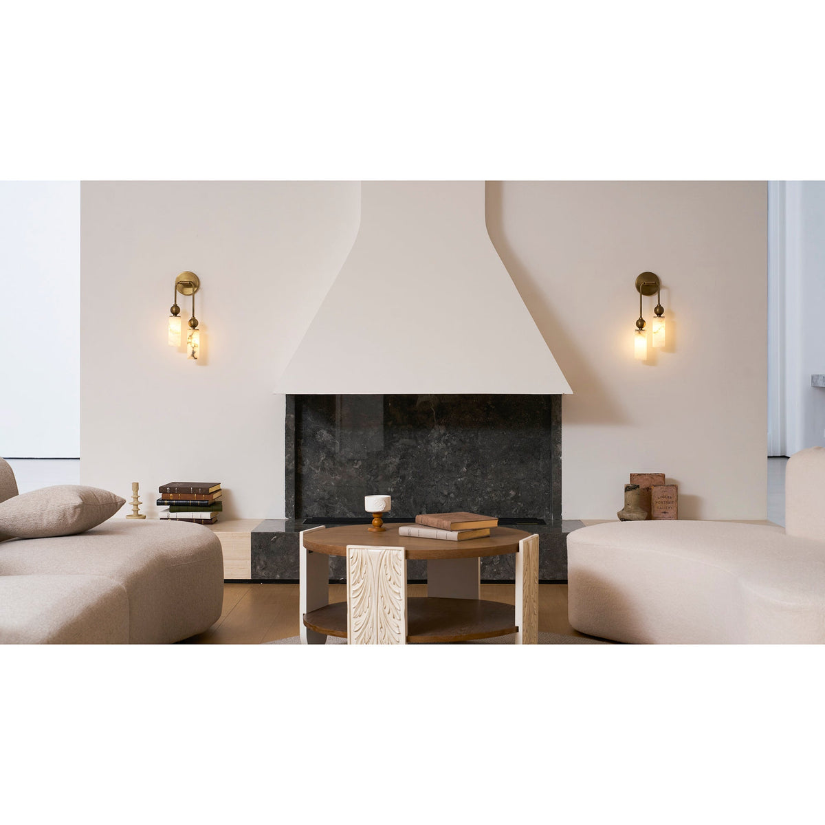 Javen Alabaster Indoor Wall Light