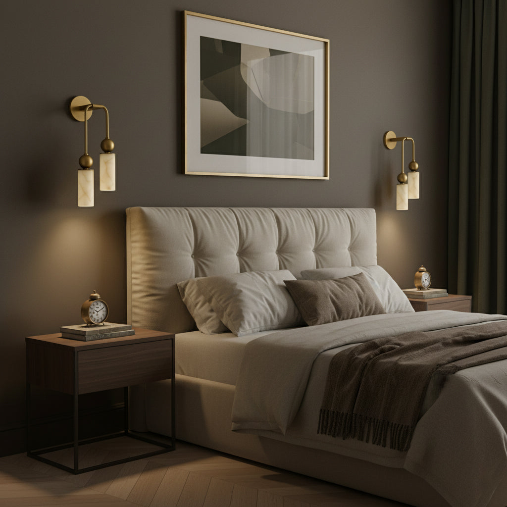Javen Alabaster Indoor Wall Light