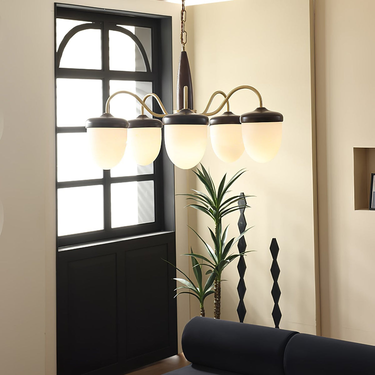 Calanora Chandelier Capsule Arm Rustic