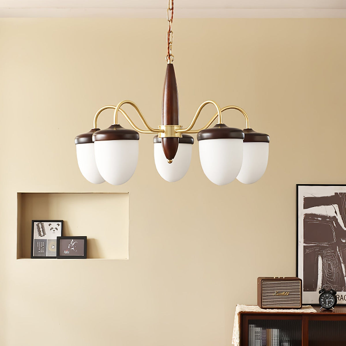 Calanora Chandelier Capsule Arm Rustic
