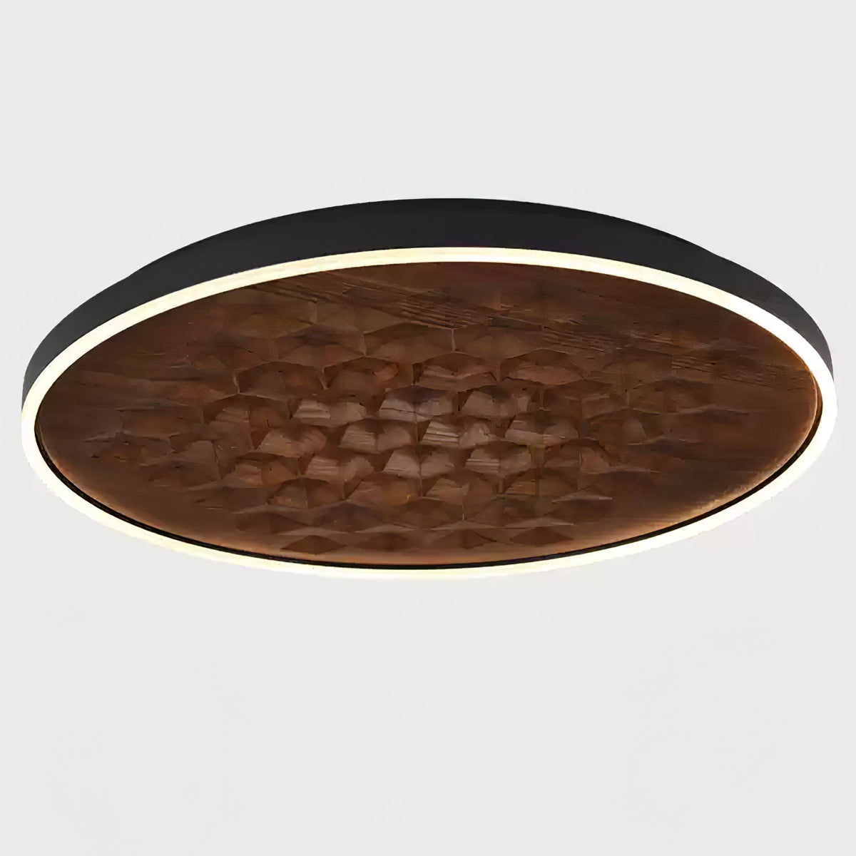 Cevynira Textured Bronze Flush Mount
