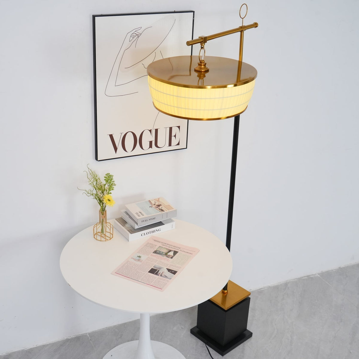 Socor Modern Fabric Floor Lamp
