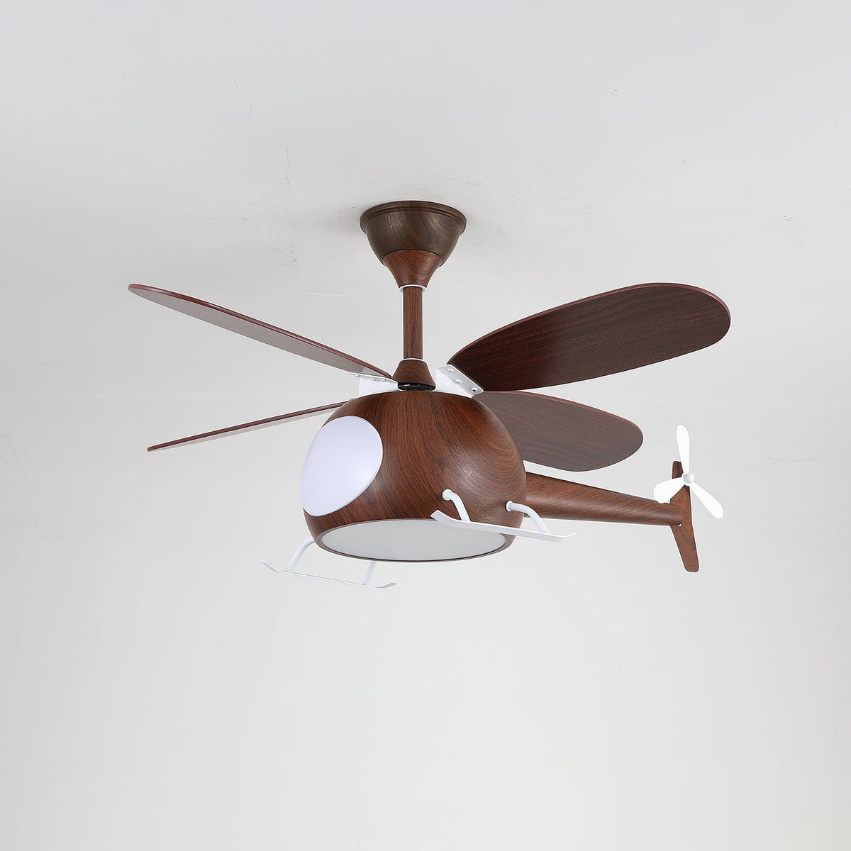 Aviara Modern Wood Breeze Kids Ceiling Fan Light