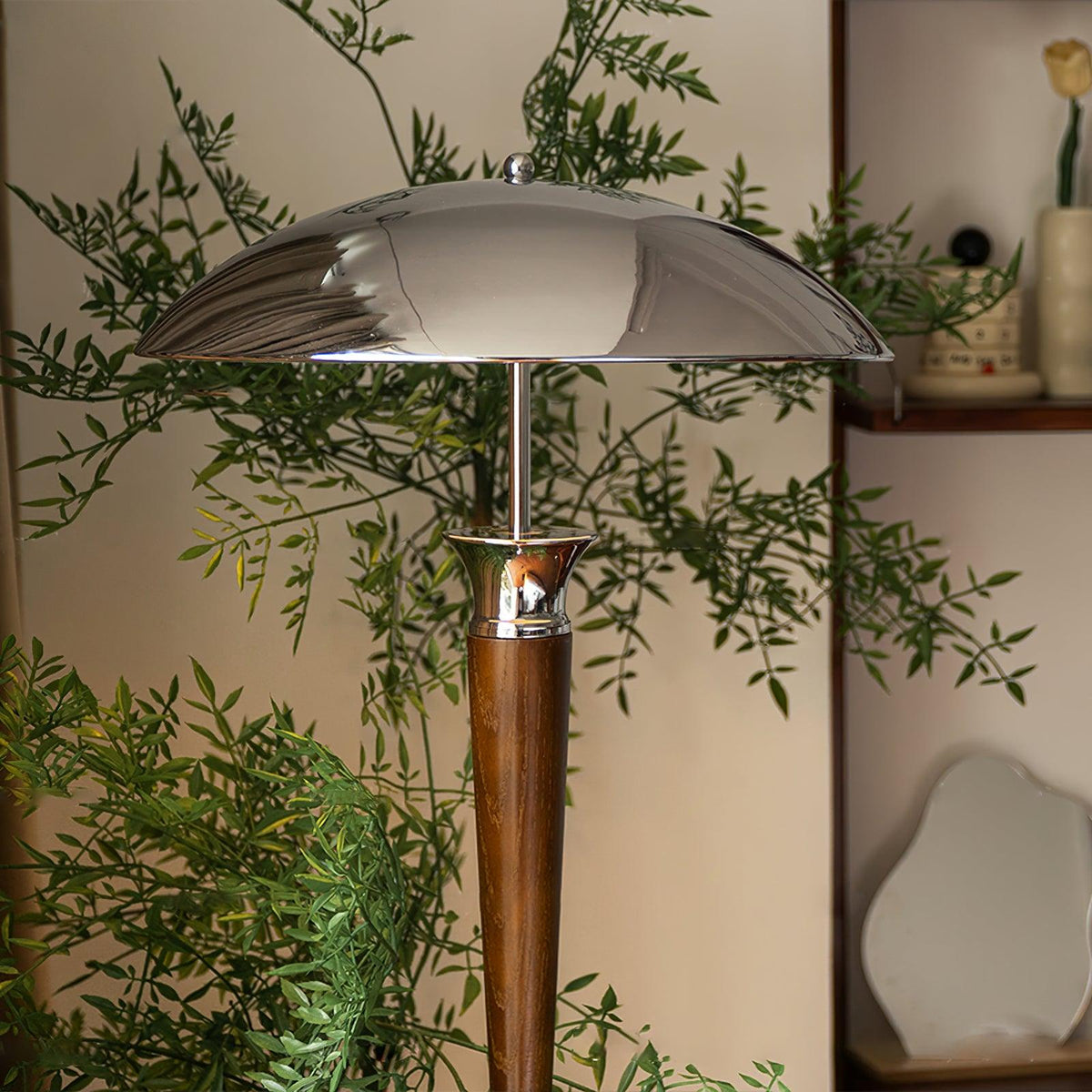 Viraivelle Retro Chrome Floor Lamp