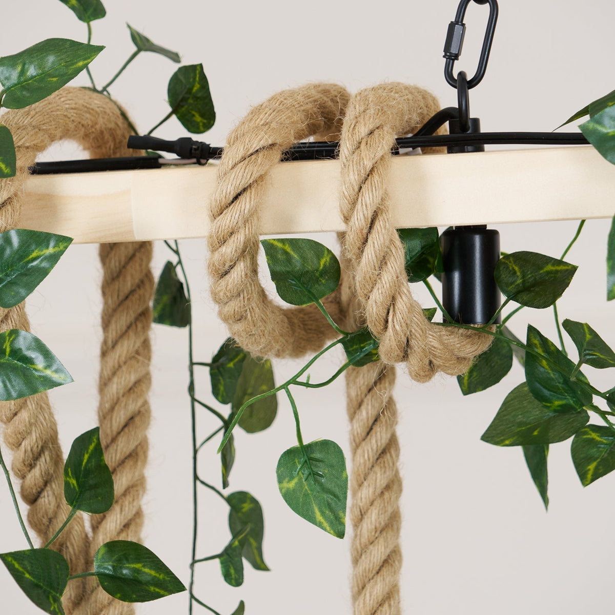 Arove Pendant Lamp Hemp Rope Industrial